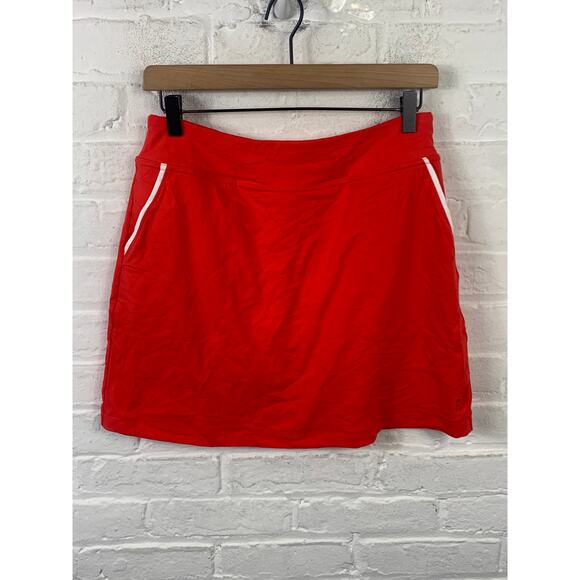 Footjoy Women's Woven Golf Skort Lightweight Elastic Waist Light Red Size S - Picture 1 of 4
